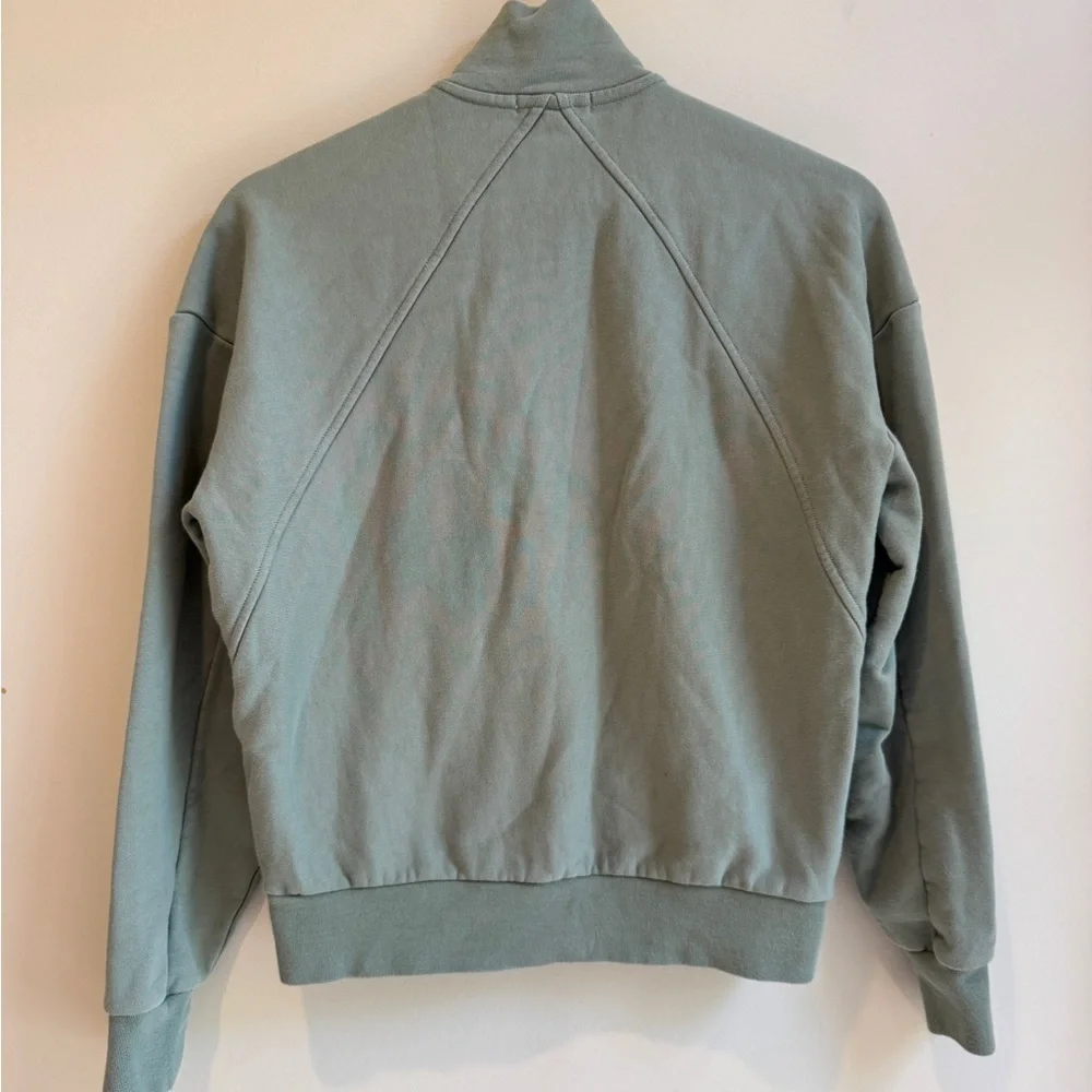 Rag and bone quarter zip pullover sweater sage green size XS - Picture 5 of 5